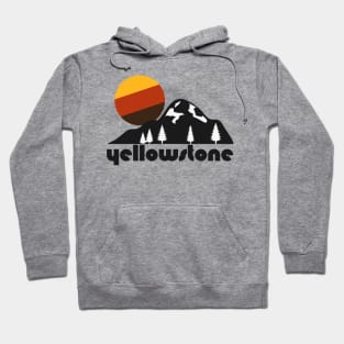 Retro Yellowstone ))(( Tourist Souvenir National Park Design Hoodie